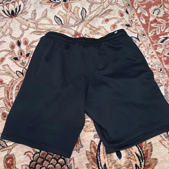 Puma black sweatpants shorts with front pockets, size medium - Picture 8 of 8